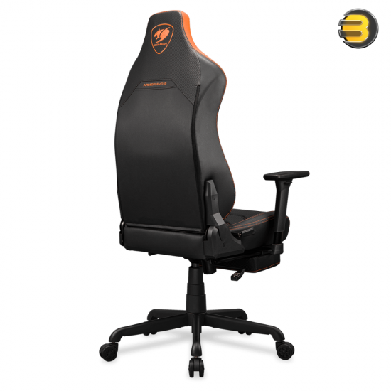 Cougar ARMOR EVO S ORANGE Gaming Chair – Magnetic Memory Foam Neck Pillow, Full Steel Frame, 3D Adjustable Armrest, Retractable Footrest, and Lumbar Cushion for Ultimate Comfort Cougar ARMOR EVO S ORANGE Gaming Chair – Magnetic Memory Foam Neck Pillow, Full Steel Frame, 3D Adjustable Armrest, Retractable Footrest, and Lumbar Cushion for Ultimate Comfort