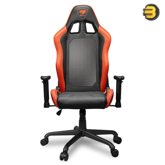 Cougar Armor Air Gaming Chair, 2D Adjustable Armrest, Breathable Mesh Back, Adjustable Tilt Resistance & Tilt Lock, Backrest Reclines Up to 160°, Class 4 Gas Lift, Black | CG-CHAIR-ARMOR-AIR-BLK Cougar Armor Air Gaming Chair, 2D Adjustable Armrest, Breathable Mesh Back, Adjustable Tilt Resistance & Tilt Lock, Backrest Reclines Up to 160°, Class 4 Gas Lift, Black | CG-CHAIR-ARMOR-AIR-BLK