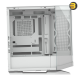 Cougar FV270 Mid Tower Gaming Case – Mini ITX/Micro ATX/ATX/CEB/E‑ATX; Type‑C I/O; Vertical GPU; Up to 9 Fans (ARGB); Water Cooling; Max GPU 450mm, CPU 180mm, PSU 250mm — White