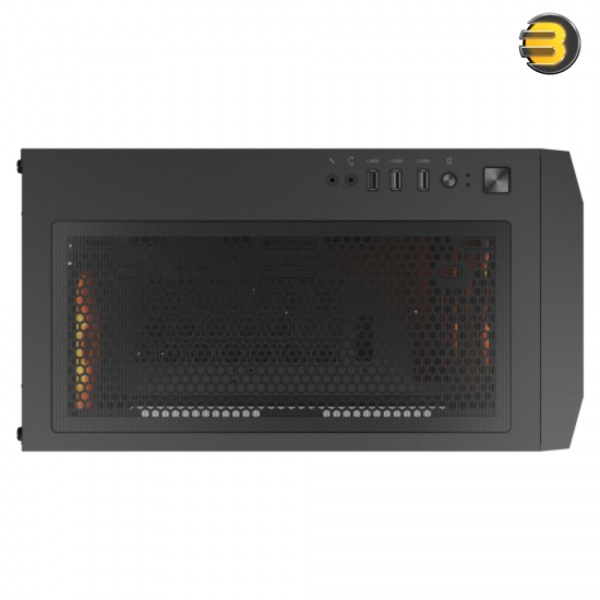 Cougar Uniface Mini RGB + STC600 Mid Tower Case with 600W 80+ White PSU — Tempered Glass Side Panel, Perforated Front Panel for Superior Airflow, 3 Pre-installed ARGB Fans (2x 140mm Front, 1x 120mm Rear), Supports Mini ITX/Micro ATX Cougar Uniface Mini RGB + STC600 Mid Tower Case with 600W 80+ White PSU — Tempered Glass Side Panel, Perforated Front Panel for Superior Airflow, 3 Pre-installed ARGB Fans (2x 140mm Front, 1x 120mm Rear), Supports Mini ITX/Micro ATX