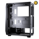 Cougar MX410 Mid Tower Gaming Case + VTC 500 80+ BRONZE — Dual ARGB Front Strips, Acrylic Transparent Side Panel, Supports ATX/Micro ATX/Mini ITX, Up to 165mm CPU Cooler Height, 240mm Water Cooling Radiator Support