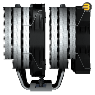 Cougar FORZA 135 Superior Dual Tower Air Cooler with 7 Heat Pipes paired with 2 High-performance Fans