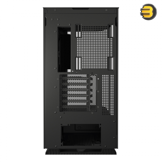 Cougar FV270 Mid Tower Gaming Case – Mini ITX/Micro ATX/ATX/CEB/E‑ATX; Type‑C I/O; Vertical GPU; Up to 9 Fans (ARGB); Water Cooling; Max GPU 450mm, CPU 180mm, PSU 250mm — Black