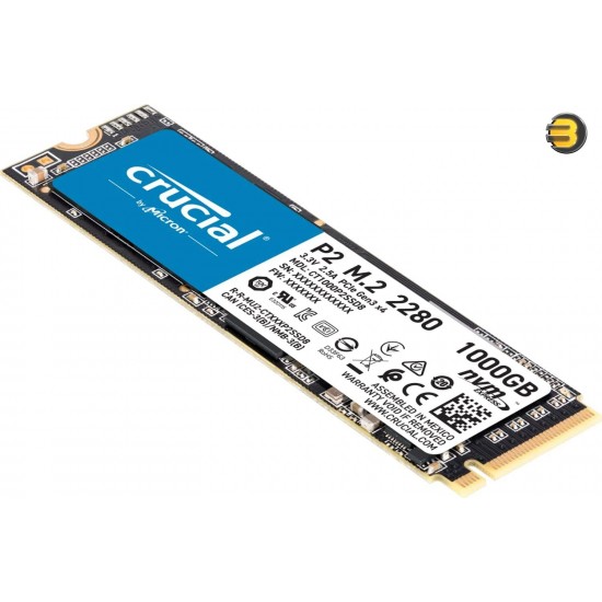 Crucial P2 1TBA 3D NAND NVMe PCIe M.2 SSD Up to 2300 MB/s
