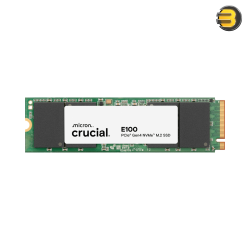 Crucial E100 1TB PCIe Gen4 NVMe M.2 SSD – Up to 5,000 MB/s Read