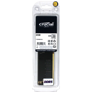 Crucial 32GB PC RAM DDR5 4800 Desktop Memory CT32G48C40U5 -