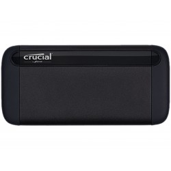 Crucial X8 500GB Portable SSD – Up to 1050MB/s – USB 3.2 – External Solid State Drive, USB-C, USB-A