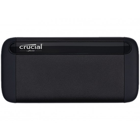 Crucial X8 500GB Portable SSD – Up to 1050MB/s – USB 3.2 – External Solid State Drive, USB-C, USB-A – CT500X8SSD9