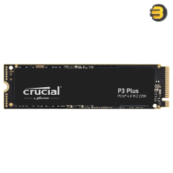 Crucial P3 Plus 1TB PCIe 4.0 NVMe M.2 SSD - Gen4, Up to 5000MB/s, 3D NAND