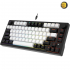 DAREU EK75 Compact 75-Key Rainbow Wired Gasket Gaming Keyboard - Black, Mechanical Design, RGB Backlight, Hot-Swappable Switches, Durable Build, Smooth Typing & Gaming Performance