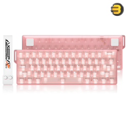 DAREU COOL60 Wired 8K Magnetic Gaming Keyboard Pink - 0.01mm RT Accuracy, Ultra-Fast Response, Hot-Swappable Magnetic Switches, Compact 60% Layout, RGB Backlight, Professional Esports Performance Keyboard
