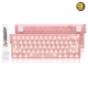 DAREU COOL60 Wired 8K Magnetic Gaming Keyboard Pink - 0.01mm RT Accuracy, Ultra-Fast Response, Hot-Swappable Magnetic Switches, Compact 60% Layout, RGB Backlight, Professional Esports Performance Keyboard