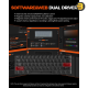 DAREU COOL60 Wired 8K Magnetic Gaming Keyboard - 0.01mm RT Accuracy, Ultra-Fast Response, Hot-Swappable Magnetic Switches, Compact 60% Layout, RGB Backlight, Professional Esports Performance Keyboard