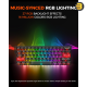 DAREU COOL60 Wired 8K Magnetic Gaming Keyboard - 0.01mm RT Accuracy, Ultra-Fast Response, Hot-Swappable Magnetic Switches, Compact 60% Layout, RGB Backlight, Professional Esports Performance Keyboard
