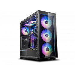 DEEPCOOL MATREXX 70 ADD-RGB 3FCase, E-ATX Supported, One-Touch-Release Front Panel, Easy-to-Install Side Panel, All-Round Dust Proof, Abundant Storage Support
