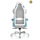 DXRacer Air Mesh Gaming Chair Modular Office Chair - White & Cyan
