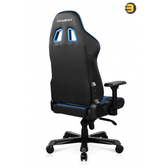 DXRacer King Series Modular Gaming Chair Extra Wide Seat Large Backrest D4000- Black & Blue