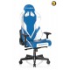 DXRacer GLADIATOR G-Series Gaming Chair - Blue/White