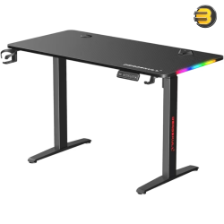 Deadskull RGB Electric Height-Adjustable Gaming Desk – 120cm Motorized Sit/Stand