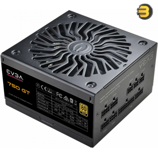 EVGA 750 GT Supernova 750W 80+ Gold - Full Modular — 220-GT-0750-Y2