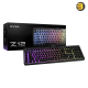 EVGA Z12 RGB Gaming Keyboard, RGB Backlit LED, 5 Programmable Macro Keys, Dedicated Media Keys, Water Resistant, 834-W0-12US-KR