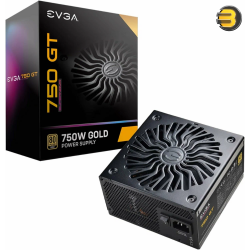 EVGA 750 GT Supernova 750W 80+ Gold - Full Modular — 220-GT-0750-Y2