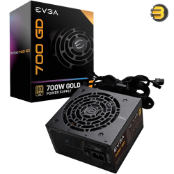 EVGA 700 GD 80+ GOLD 700W Power Supply — Non Modular - 100-GD-0700-V2