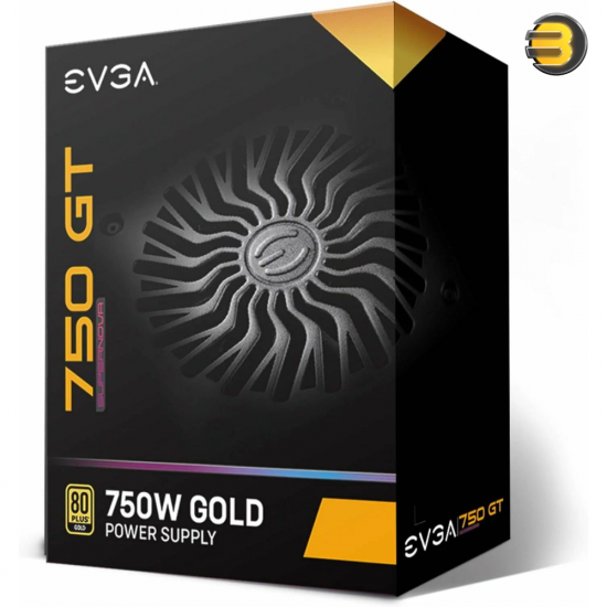 EVGA 750 GT Supernova 750W 80+ Gold - Full Modular — 220-GT-0750-Y2