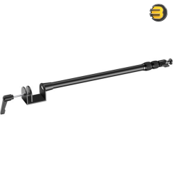 Elgato Master Mount L for Multi Mount Rigging System — Extendable up to 125 cm/ 49 in, Center Ball Head, 1/4 Screw, Padded Desk Clamp, Compatible with All Elgato Multi Mount Accessories - Black