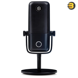 Elgato Wave 1 — Premium Cardioid USB Condenser Microphone for Streaming, Gaming, Home Office, Free Mixer Software, Sound Effect Plugins, Anti-Distortion, Plug & Play, Mac/PC, Stream Deck compatible