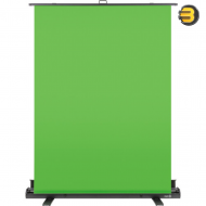 Elgato Green Screen — Collapsible Chroma Key Backdrop, Wrinkle-Resistant Fabric and Ultra-Quick Setup for background removal for Streaming, Video Conferencing, on Instagram, TikTok, Zoom, Teams, OBS