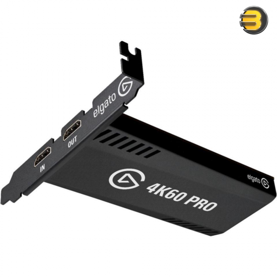 Elgato Game Capture 4K60 Pro MK.2 — 4K60 HDR10 Capture and Passthrough, PCIe Capture Card, Superior Low Latency Technology