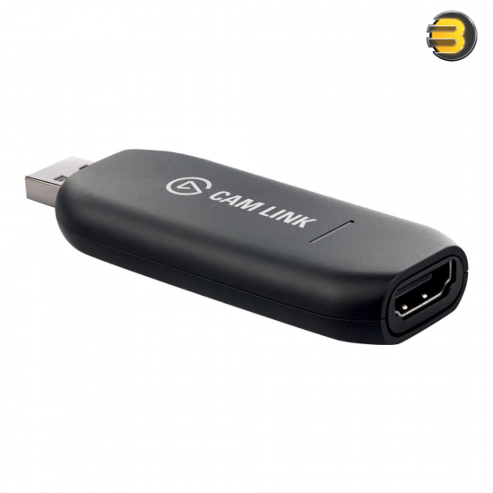 Elgato Cam Link 4K USB 3.0 Broadcast Live — Record via DSLR, Camcorder, or Action Cam, 1080p60 or 4K at 30 FPS, Compact HDMI Capture Device