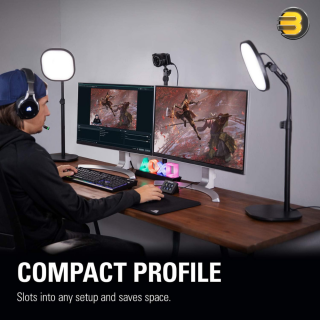 Elgato Key Light Air - Professional 1400 lumens Desk Light for