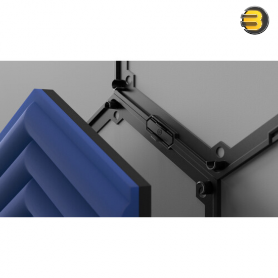 Elgato Wave Panels — 6 acoustic treatment panels, dual density foam, proprietary EasyClick frames, modular design, easy setup and removal- Blue