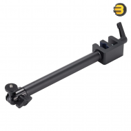 Elgato Solid Arm Auxiliary Holding arm for Cameras — Lights and More, Multi Mount Accessory, Black