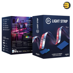 Elgato Light Strip — Smart Light with 16 million colors through RGBWW LEDs including Warm/Cold White, App-Control via iOS/Android, PC/Mac, Stream Deck, perfect for Gaming, Streaming and Home Setups