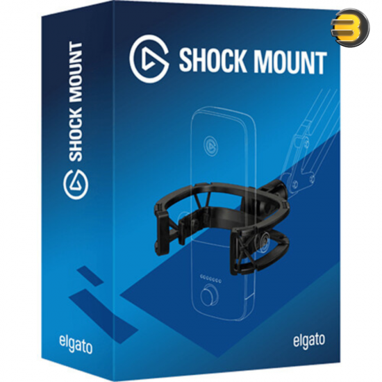 Elgato Wave Shockmount for Wave Series Microphones — Maximum Isolation From Vibration Noise, Steel Chassis With Reinforced Elastic SUSpension