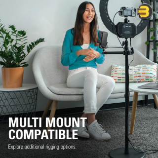 Elgato Ring Light — Premium 2500 lumens Light with desk clamp and ball mount for Streaming, TikTok, Instagram, Home Office, Temperature and Brightness app-adjustable on Mac, PC, iOS, Android