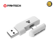Fantech WGP12S Revolver III Arctic White gaming controller with Hall-Effect thumbsticks and triggers, 1000Hz polling rate, and 12 macro buttons