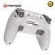 Fantech WGP12S Revolver III grey tri-mode gaming controller with Hall-Effect joysticks, 22 action buttons, 1000Hz polling rate and USB Type-C connectivity