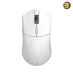 Fantech Blake S Wireless Gaming Mouse WGC5S – 70g Ultra-Lightweight, PixArt 3311 Sensor, 12,000 DPI, 50M-Click Mechanical Switches, 70-Hour Battery, Dual Mode (2.4GHz + Wired) - White