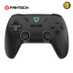 Fantech WGP12S Revolver III Stealth Black gaming controller with Hall-Effect thumbsticks and triggers, 1000Hz polling rate, and 12 macro buttons