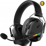 Fantech Alto 7.1 HG26 RGB Gaming Headset – 50mm Drivers, USB Virtual 7.1, Detachable Mic, Memory Foam Earcups, On-Earcup Volume Control Fantech Alto 7.1 HG26 RGB Gaming Headset – 50mm Drivers, USB Virtual 7.1, Detachable Mic, Memory Foam Earcups, On-Earcup Volume Control