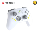 Fantech WGP18 ZENITH PRO Stealth Black tri-mode gaming controller with Hall-Effect sticks, mechanical switches, 14 macro keys, RGB lighting and 6-axis gyroscope