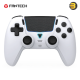 Fantech WGP16 NOVA II Arctic White dual-mode gaming controller with Bluetooth 5.3, USB Type-C, 12 macro buttons, 3-level turbo and cloud gaming optimization