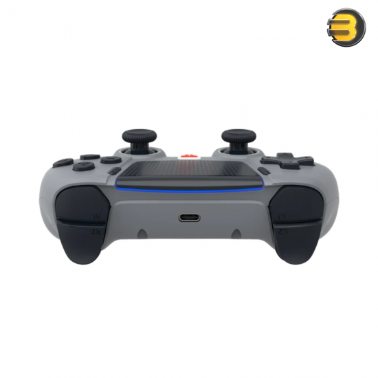 Fantech NOVA II D WGP16D Stealth Gray dual-mode gaming controller with Hall-Effect sticks, responsive touchpad, 6-axis gyro, native PS5 support and 12 macro paddles