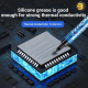 Fehonda TR50L Thermal Grease — 4g, 14.8 W/m·K, non‑conductive silicone‑based gray compound; 0.006 °C·in²/W thermal resistance, ≥6 kV/mm breakdown voltage, <0.5% evaporation, <0.015% oil permeability