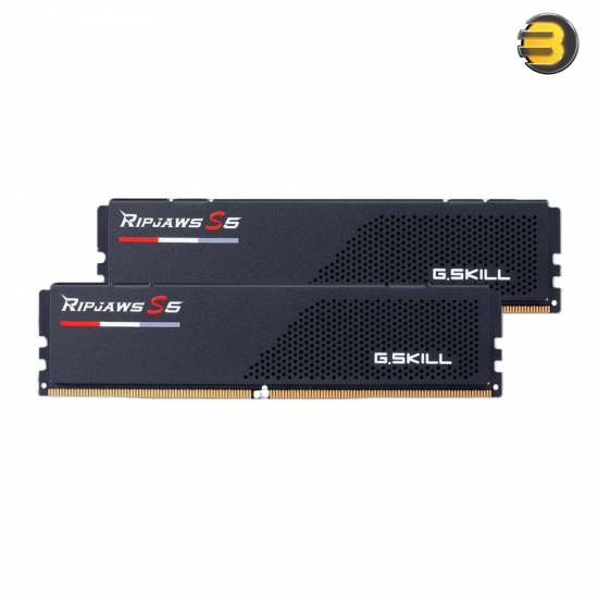 G.SKILL Ripjaws S5 64GB 2x32GB DDR5 6000 CL36 desktop memory kit with aluminum heatspreaders