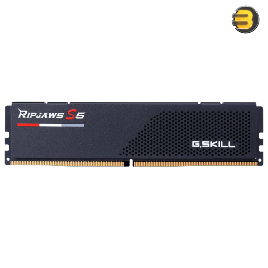 G.Skill Ripjaws S5 DDR5 5600MHz (PC5-44800) 16GB (1x16GB) CL40-40-40-84 – Intel XMP 3.0 Certified, Low-Profile 33mm Heatspreader, Red Dot Design Award Winner G.Skill Ripjaws S5 DDR5 5600MHz (PC5-44800) 16GB (1x16GB) CL40-40-40-84 – Intel XMP 3.0 Certified, Low-Profile 33mm Heatspreader, Red Dot Design Award Winner